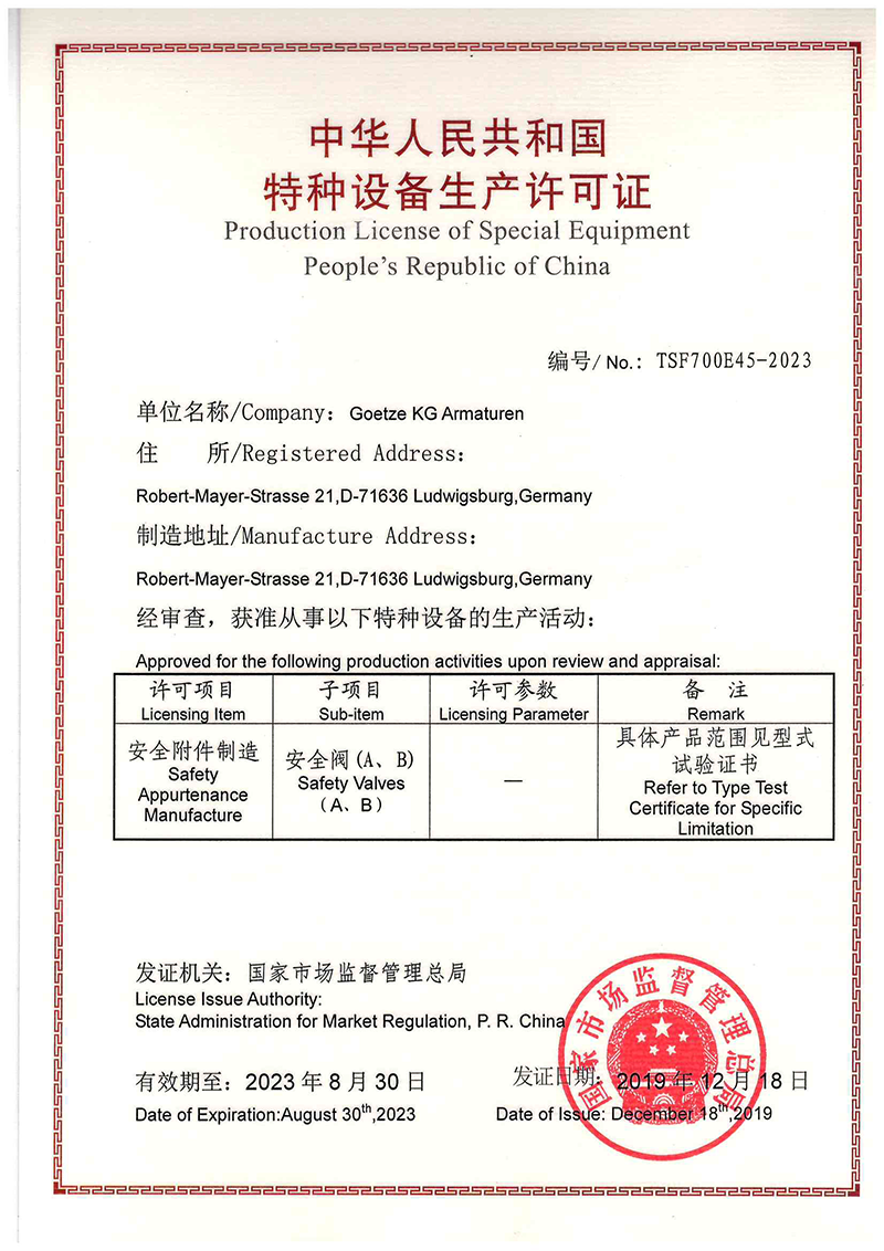 Manufacture License (ML)